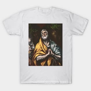 The Repentant St. Peter by El Greco T-Shirt